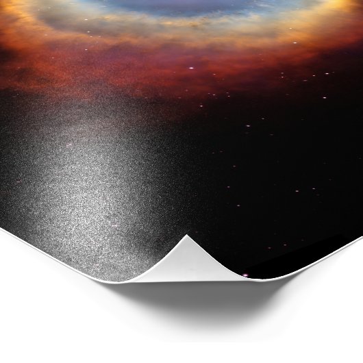 Helix Nebula (Hubble Telescope) Foto Afdruk (Hoek)