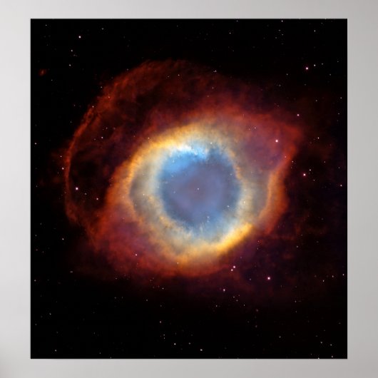 Helix Nebula (Hubble Telescope) Poster (Voorkant)