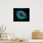 Helix Nebula Infrarood Spitzer Poster (Keuken)