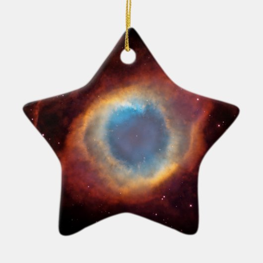 Helix Nebula Keramisch Ornament (Voorkant)