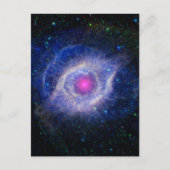 Helix Nebula NASA Paars Briefkaart (Voorkant)
