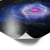 Helix Nebula NASA Paars Foto Afdruk (Hoek)