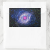Helix Nebula NASA Paars Rechthoekige Sticker (Tas)