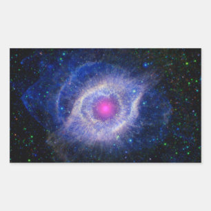 Helix Nebula NASA Paars Rechthoekige Sticker