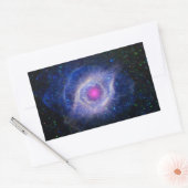 Helix Nebula NASA Paars Rechthoekige Sticker (Envelop)