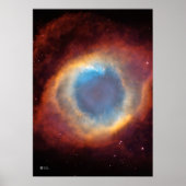 Helix Nebula NGC7293 - NASA Hubble Space Telescope Poster (Voorkant)