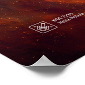 Helix Nebula, NGC 7293 - Poster (Hoek)