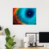 Helix Nebula, NGC 7293 - Poster (Thuiskantoor)