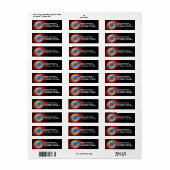 Helix Nebula of NGC 7293 Uitzicht met HST, ZGOS, Etiket (Full Sheet)