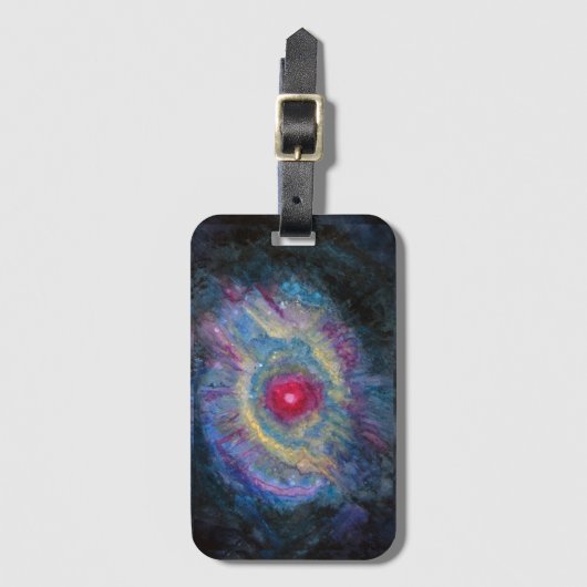 Helix Nebula Outer Space Bagagelabel (Voorkant (verticaal))