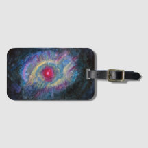 Helix Nebula Outer Space Bagagelabel