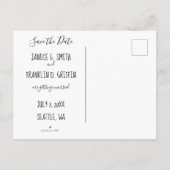 Helix Nebula Photo Elegant Save the Date Aankondigingskaart (Achterkant)