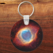 Helix Nebula Star Evolution Red Blue van God Sleutelhanger (Voorkant)