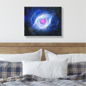 Helix Nebula Ultraviolet Oogoog van God Ruimtefoto Canvas Afdruk (Insitu (Slaapkamer))