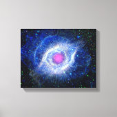 Helix Nebula Ultraviolet Oogoog van God Ruimtefoto Canvas Afdruk (Voorkant)