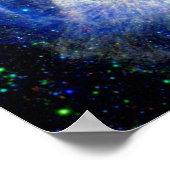 Helix Nebula Ultraviolet Oogoog van God Ruimtefoto Poster (Hoek)