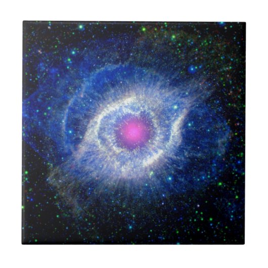 Helix Nebula Ultraviolet Oogoog van God Ruimtefoto Tegeltje (Voorkant)
