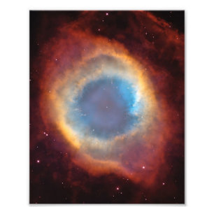Helix Nebula van Hubble Foto Afdruk