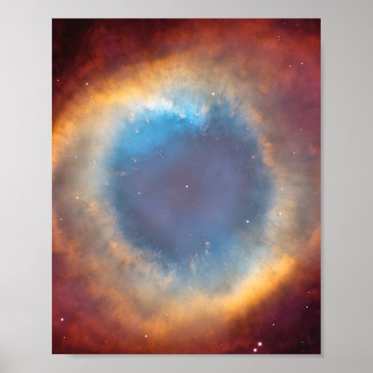 Helix Nebula van Hubble Poster (Voorkant)