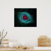 Helix Nebula van Spitzer. Poster (Keuken)