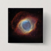 Helix Nebula Vierkante Button 5,1 Cm (Voorkant)