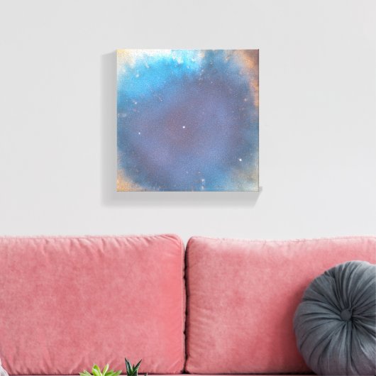 Helix Nebula's Oogschildoek Canvas Afdruk (Insitu (Woonkamer))