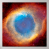 Helix Planetary Nebula NGC 7293 - Eye of God Poste Poster (Voorkant)