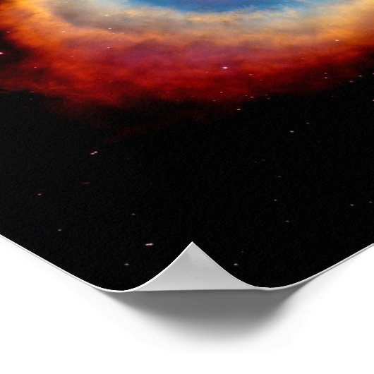 Helix Planetary Nebula NGC 7293 - Eye of God Poster (Hoek)