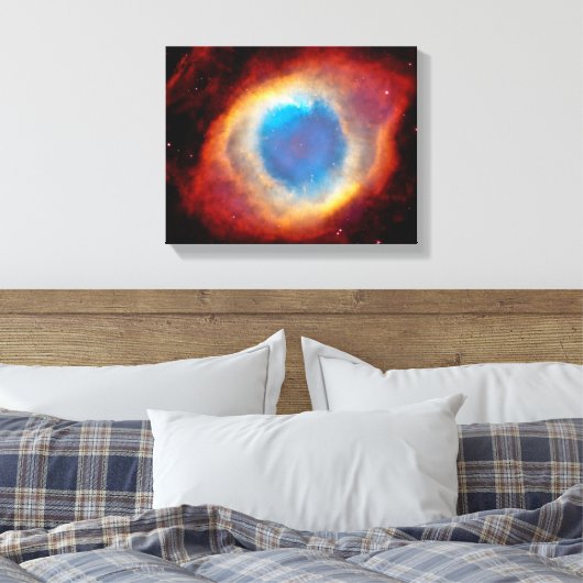 Helix Planetary Nebula NGC 7293 - Oogoog van God Canvas Afdruk (Insitu (Slaapkamer))