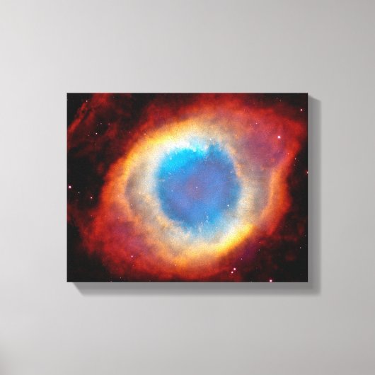 Helix Planetary Nebula NGC 7293 - Oogoog van God Canvas Afdruk (Voorkant)