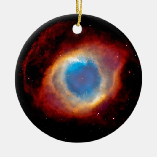 Helix Planetary Nebula NGC 7293 - Oogoog van God Keramisch Ornament (Voorkant)