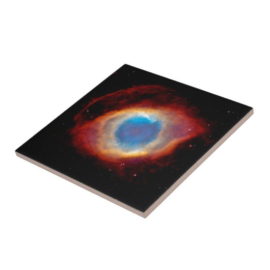 Helix Planetary Nebula NGC 7293 - Oogoog van God Tegeltje (Zijkant)