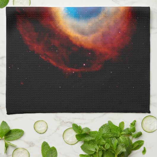 Helix Planetary Nebula NGC 7293 - Oogoog van God Theedoek (Gevouwen)