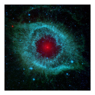 Helixnevel of NGC 7293, planetaire nevel Perfect Poster