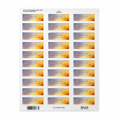 Helixnevel ruimtefoto etiket (Full Sheet)