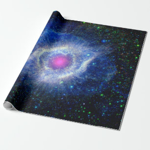 Helixnevel Ultraviolet Oog van God Ruimtefoto Cadeaupapier