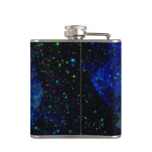 Helixnevel Ultraviolet Oog van God Ruimtefoto Heupfles (Achterkant)