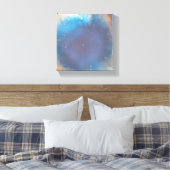 Helixnevels oog gewikkeld canvas afdruk (Insitu (Slaapkamer))