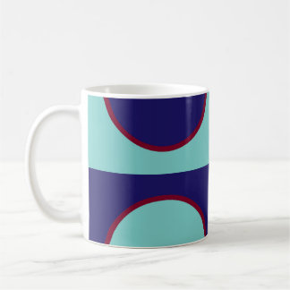 Hell Blau & Dunkel Blau (8066) Becher, Tasse Koffiemok