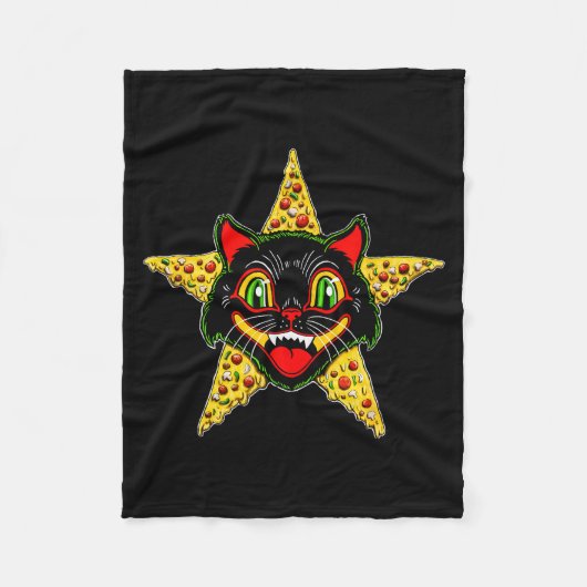 Hell Cat Zza Vintage New  Fleece Deken (Voorkant)