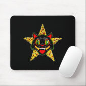 Hell Cat Zza Vintage Nieuwe  Muismat (Met muis)