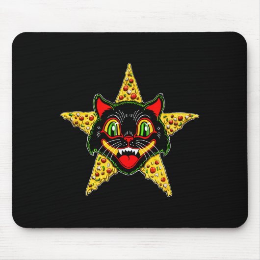 Hell Cat Zza Vintage Nieuwe  Muismat (Voorkant)