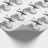 Hell Crow Halloween Cadeaupapier (Hoek)