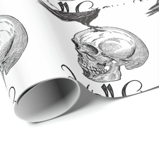 Hell Crow Halloween Cadeaupapier (Rol Hoek)