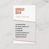 Hell Cyclist Extreme Sports | Beroepsbeoefenaars Visitekaartje (Achterkant)