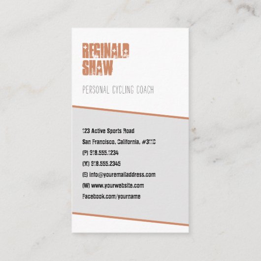 Hell Cyclist Extreme Sports | Beroepsbeoefenaars Visitekaartje (Achterkant)