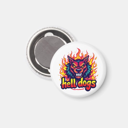 Hell Dogs Magneet (Voorkant / Achterkant)