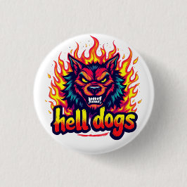 Hell Dogs Ronde Button 3,2 Cm