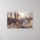 Hell Fighters from Harlem by H. Charles McBarron Canvas Afdruk (Voorkant)