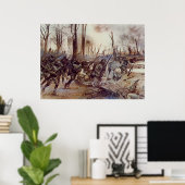 Hell Fighters van Harlem door H Charles McBarron J Poster (Thuiskantoor)